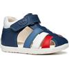 Geox B SANDAL MACCHIA BOY - Sandalo Baby - Jungen, Avio/White,