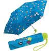 happy rain Ergobrella - Ombrello tascabile per bambini con elementi riflettenti, fan di calcio, 89 cm, Calcio