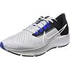 Nike Air Zoom Pegasus 38, Scarpe Uomo, Wolf Grey White Black Hyper Ro, 46 EU