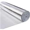 VOUNOT® Isolante Termico 100cm x 10m, Foglio Isolante Doppio Strato Alluminio Bolle, Pellicola Riflettente Rotolo Pannello Termoriflettente per Pareti dei Termosifoni, Porte, Finestre Pavimenti, Tetti