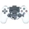 Generic Mini volante per PS4 controller di gioco Stampa 3D Simulatore di guida Sostituzione ausiliaria leggera Maniglia Accessori per ruote da corsa Esperienza di gioco divertente (Gray)