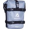 ARMOURAIN Borsa Paraurti Moto Impermeabile 6L 8L 15LBorse Moto Paramotore con Tracolla Moto Crash Bar Borse Laterali Impermeabili Strumenti Equitazione Accessori(6L PVC Grigio)