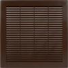 Vent Systems 250 mm x 250 mm (Dimensioni di Apertura) Copertura di Ventilazione in Plastica Marrone per Introdosso - Griglia di Ventilazione Piatta Quadrata - Deflettore di Ventilazione - HVAC 300