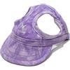 Hixingo Cappello da Baseball per Cani, Estate Berretto Cane Sport Protezione Solare Costumi Cane Accessorio con Fori per Le Orecchie e Cinghia Regolabile per Piccolo Cane Cani (M,Tinta Unita/Viola)