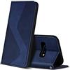 ZONNAVI Cover per Samsung Galaxy S10e, Flip Custodia Pelle PU con [Slot Cart] [Supporto Stand] [Magnetica], Cover a Libro Portafoglio per Samsung Galaxy S10e (Blu)