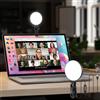 Mojimdo Luce per Videoconferenza [3 Colore 10 Livelli Luminosità] RA>95 LED Luce a Schermo Intero per Laptop con Clip per Webcam, Youtube, TikTok, Foto, Streaming Live