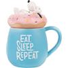 Grupo Erik Tazza Snoopy 3D - Tazza Colazione Grande con Coperchio Peanuts 500 ml, Colori Vivaci e Ben Dipinta | Mug Caffe: Snoopy Gadget, Regalo Donna