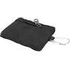 AYNEFY Mini Borsa Portamonete a Molla con Moschettone, Nera, per Esterno