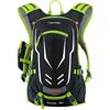 toptrek Zaino da bicicletta ultraleggero, 18 l, con protezione antipioggia e copertura per casco, impermeabile, per ciclismo, sport, per l'idratazione, colore verde