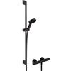hansgrohe Pulsify Select S rubinetto doccia esterno con termostatico, 24261670, Pulsify Select S nero opaco [Rubinetteria Bagno > Rubinetteria Doccia]