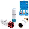 CCLIFE Chiavi a bussola per ruote, 3 pezzi Chiavi a bussola per Dadi Ruote antigraffio，Bussole e inserti da 17mm 19mm 21mm