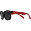 Surf Monkey Occhiali da sole SURF MONKEY POLARIZZATI bambino/a | Protezione UV400 100% raggi UVA e UVB Sicuro | Senza BPA | 3 - 12 anni (nero/rosso)