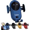 OTEB Supporto For Telefono Carroll Fashion, Supporto For Telefono Caricabatterie Wireless For Auto Intelligente Carollfashion, Caricatore For Supporto For Cellulare Carollfashion (Color : Blue)