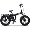 SKYJET BICI ELETTRICA CON PEDALATA ASSISTITA FAT BIKE SKYJET 20 NITRO PRO - 250W - NERO**PUOI PAGARE ANCHE ALLA CONSEGNA!!!**