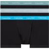 Calvin Klein Uomo Boxer Confezione da 3 Cotone Elasticizzato, Nero (B- Vivid Bl Arona Sageb Grn Wbs), 4XL