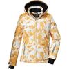Killtec (KILAH) Girl's Giacca da sci/giacca funzionale con cappuccio e paraneve KSW 172 GRLS SKI JCKT, Mango, 128, 38777-000