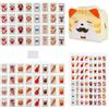 Dhqkqg 65 Blocchi Di Gioco Mahjong, Seaside Escape Gioco, Mahjong Game Set con Adesivi in PVC fai da te e Borsa Portaoggetti, Set Di Giochi Mahjongs, per Feste In Famiglia Kit Di Tessere Mahjongs