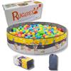 RUGUIES- Piscina di Palline per bambini- Piscina con Palline Pieghevole- Parco giochi con Palline- Per uso Interno ed Esterno- Piscinetta Portatile- (Palline non Incluse) (CONSTRUCTIONS 80x26cm)