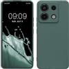 kwmobile Custodia Compatibile con Xiaomi Redmi Note 13 Pro 5G / Poco X6 5G Cover - Back Case per Smartphone in Silicone TPU - Protezione Gommata - verde blu