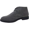 AK collezioni Scarpe polacchine uomo scamosciate grigio casual invernali man's shoes ecopelle (41)