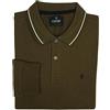 Coveri Polo Uomo Manica Lunga Jersey Cotone Pesante Invernali Blu M L XL XXL 3XL (IT, Testo, XL, Regular, Regular, Moro)