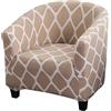 uyeoco Copripoltrona 1 Posto Elasticizato,Fodere Copripoltrona Universale,Copripoltrona da Cocktail Chesterfield Rimovibile Lavabile Antiscivolo per Bancone Soggiorno Tullsta (Color : #32)