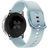 KIMAIXA Cinturino Per Samsung Galaxy Watch 5 Pro 45Mm/Galaxy Watch 5&4 44Mm 40Mm/4 Classic/3 41Mm/Active 2/Active/Galaxy Watch 42Mm, Cinturino Sportivo In Silicone Morbido Per Uomo Donna, Azzurro