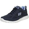 Skechers Burns- Agoura Uomo Scarpe da ginnastica, Navy, 42.5 EU