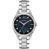 Bulova Orologio Analogico Quarzo Donna con Cinturino in Acciaio Inox 96P198