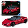 Ravensburger - Puzzle 3D: Ferrari, Modellini Auto da Costruire, Regali Festa del Papà e Regalo Bambino 8 Anni, Modellismo da costruire Adulti, Modellino Ferrari, 161 pezzi