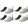 Puma - Calze sportive unisex, confezione da 12 Nero/bianco/grigio 43/46