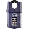 Squire Lucchetto Pesante Squire (CP40CS) - Grillo chiuso più duro - Lucchetto a combinazione a 4 ruote - Acciaio legato per resistenza alla corrosione - Blocco resistente alle intemperie per casa, scuola e garage (nero, 40 mm)