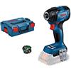 Bosch Professional 18V System Avvitatore a Massa Battente a Batt. Gdr 18V-210 C (C. Serraggio: 210 Nm, Coppia di Distacco 370 Nm, Senta Batterie e Caricabatterie, 1 Mod. Bluetooth, L-Boxx)