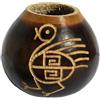 UruShop Tazza per Mate di Zucca con Incisione Uccello