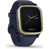 Garmin Venu Sq Music Edition - Navy Light Gold