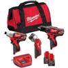 Milwaukee M12 BPP3A-202B Set combinato trapano e avvitatore a batteria 4933441225