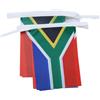 AZ FLAG Ghirlanda 6 Metri 20 Bandiere Sudafrica 21x15cm, Bandiera Sudafricana 15 x 21 cm - Festone Bandierine