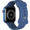 AOTUAO Cinturino Compatibile con Apple Watch Cinturino 45mm 44mm 42mm, Sportivo Silicone Cinturini di Ricambio per iWatch 9 8 7 6 5 4 3 2 1 SE, Royal Blue