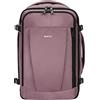 ECOHUB 30L Zaino Bagaglio a Mano, Zaino Easyjet 45x36x20, Sottosedil Zaino da Viaggio Aereo con 13 Tasche, PET Riciclato Grande Borsa da Cabina da Cabina per Uomo Donna, Brevettato(Rosa)