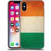 Head Case Designs Ireland Irish Éire Bandiere Vintage Custodia Cover in Morbido Gel Compatibile con Apple iPhone X/iPhone XS