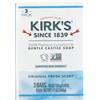 Kirk's Kirk S Natural Castile Soap Original - 113,4 gram ciascuno, 3 ct