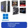 Assemblati PC COMPUTER AMD RYZEN 5 5600g, 16Gb RAM, 1tb Ssd, WIN 11 Pro