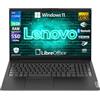 Lenovo, Notebook Portatile, V15 G4 IRU, Display 15,6 Full HD, Intel Core i7-1355U, Ram 16 GB DDR4, 512 GB SSD NVMe, Win 11 Pro, Libre Office