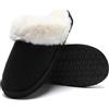 Waysoland Pantofole Donna Invernali,Ciabatte Donna Invernali Schiuma di Memoria Scivolare su Suola antispuggente Camera da letto Pantofole soffici Interno Esterno(Beige,40/41 EU)
