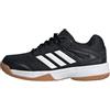 adidas Speedcourt Indoor Shoes Kids, Scarpe da Ginnastica Unisex-Adulto, Cloud White/Core Black/Gum, 33 EU