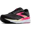 BROOKS Ghost 16, Sneaker Donna, Nero/Rosa/Giallo, 38.5 EU