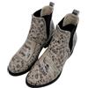 DOGO Women Vegan Leather Beige Ankle Boots - Let Your Dreams Be Your Wings Design