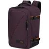 American Tourister Take2Cabin - Ryanair Cabin Bag 25 x 20 x 40 cm, 24 L, 0,40 kg, bagaglio a mano, backpack aeroplano S Underrseater, viola (prugna scura)