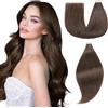 Einbeauty Extension Capelli Veri Biadesivo 60cm 50g Marrone Scuro Invisibile (24 Inch, 2#) - 20 Pezzi