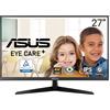 ASUS VY27UQ Monitor Eye Care da 27" pollici 4K (3840x2160), IPS, HDR-10, Adaptive Sync, Tecnologia Eye Care Plus, Filtro Luce Blu, Anti-sfarfallio, Trattamento Antibatterico, Nero